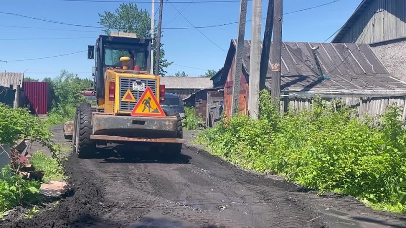 Грунтовые дороги Поронайского района приводят в нормативное состояние